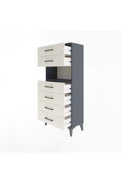Arges Dolap Tek Raflı 6 Çekmeceli 60x30x134 - S17M064V4A