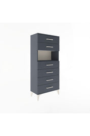 Arges Dolap Tek Raflı 6 Çekmeceli 60x30x134 - S17M064V5A