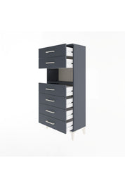 Arges Dolap Tek Raflı 6 Çekmeceli 60x30x134 - S17M064V5A