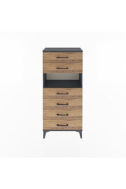 Arges Dolap Tek Raflı 6 Çekmeceli 60x30x134 - S17M064V6A