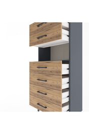 Arges Dolap Tek Raflı 6 Çekmeceli 60x30x134 - S17M064V6A