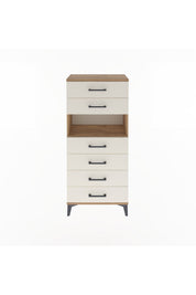 Arges Dolap Tek Raflı 6 Çekmeceli 60x30x134 - S17M064V7A