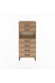 Arges Dolap Tek Raflı 6 Çekmeceli 60x30x134 - S17M064V9A