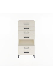 Arges Dolap Tek Raflı 6 Çekmeceli 60x30x134 - S17M065V1A