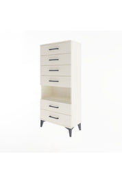 Arges Dolap Tek Raflı 6 Çekmeceli 60x30x134 - S17M065V1A