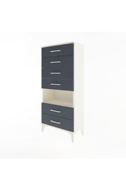 Arges Dolap Tek Raflı 6 Çekmeceli 60x30x134 - S17M065V2A