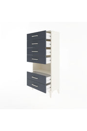 Arges Dolap Tek Raflı 6 Çekmeceli 60x30x134 - S17M065V2A