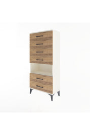 Arges Dolap Tek Raflı 6 Çekmeceli 60x30x134 - S17M065V3A