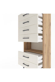 Arges Dolap Tek Raflı 6 Çekmeceli 60x30x134 - S17M065V7A