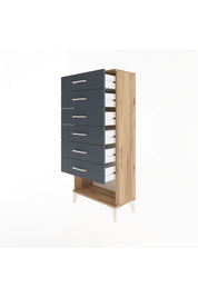 Arges Dolap 6 Çekmeceli 60x30x134 - S17M066V8A