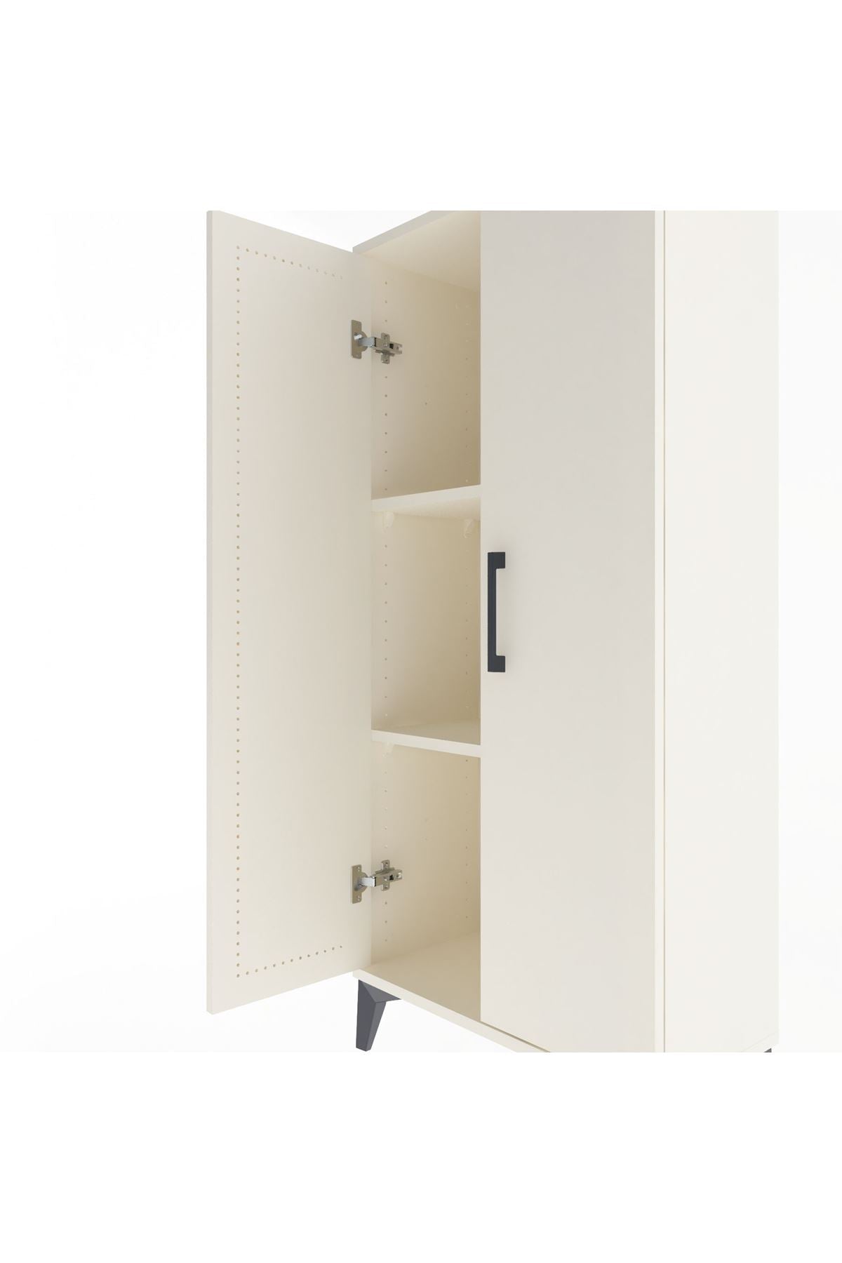 Arges Dolap 2 Raflı 2 Kapaklı 60x30x134 - S17M067V1A