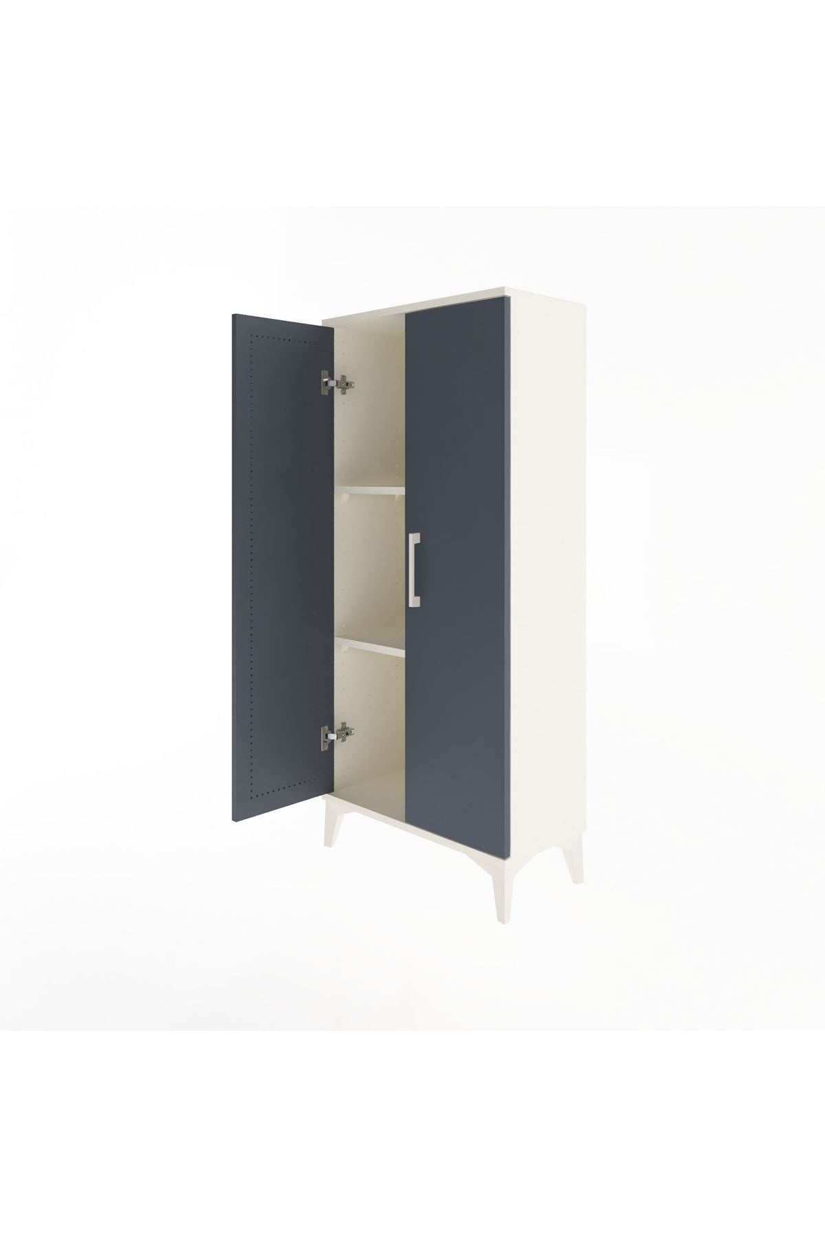 Arges Dolap 2 Raflı 2 Kapaklı 60x30x134 - S17M067V2A