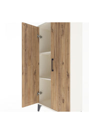 Arges Dolap 2 Raflı 2 Kapaklı 60x30x134 - S17M067V3A