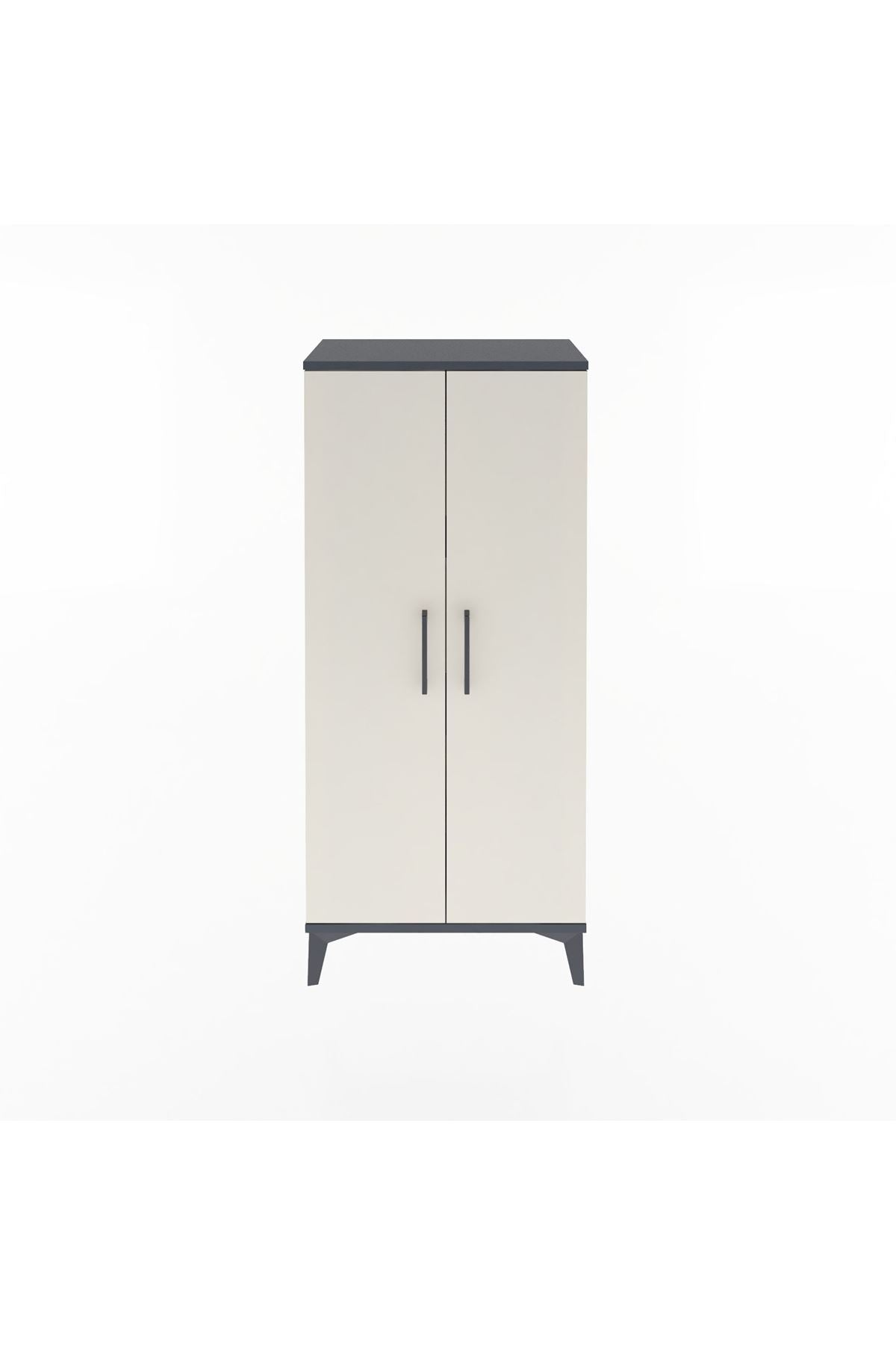 Arges Dolap 2 Raflı 2 Kapaklı 60x30x134 - S17M067V4A