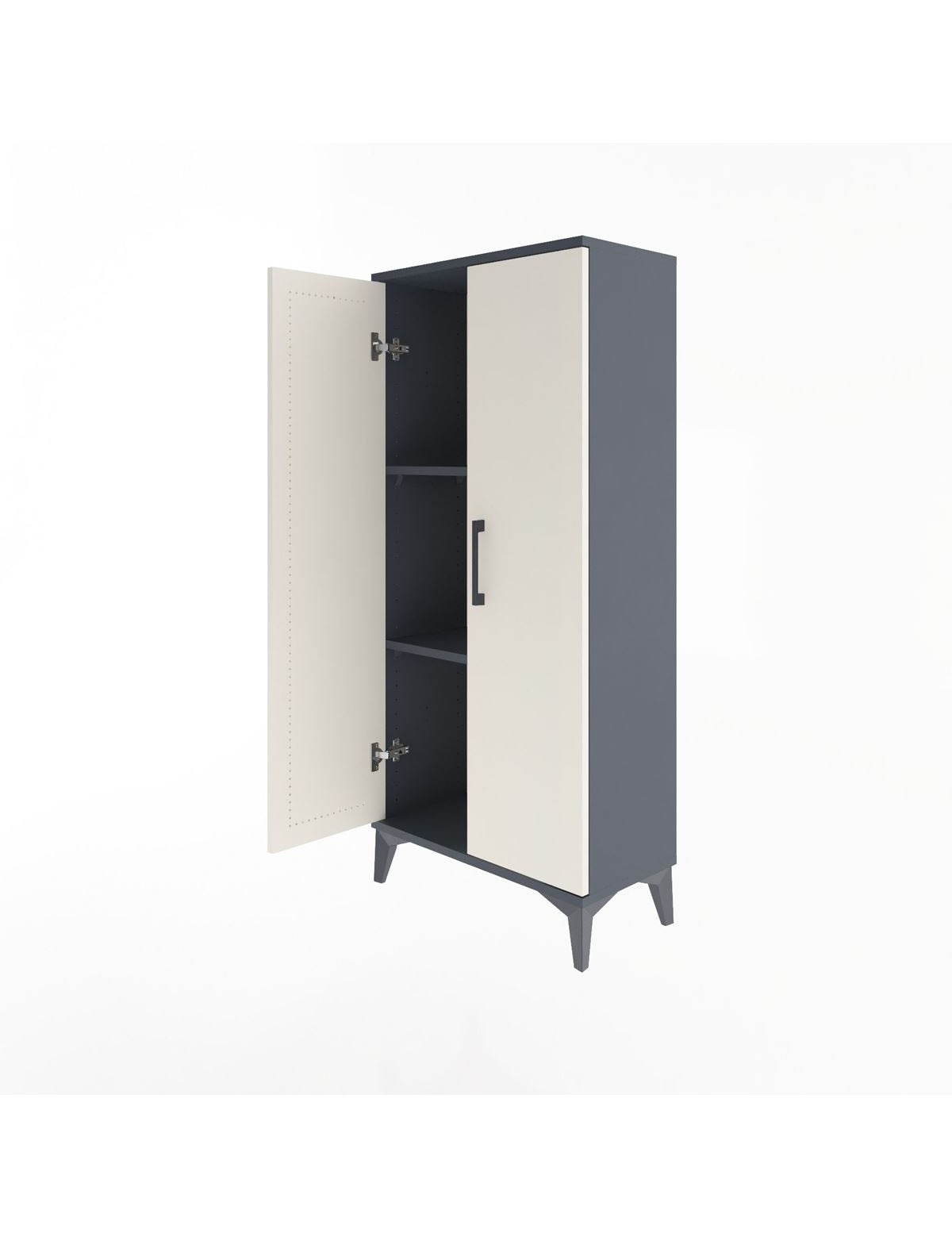 Arges Dolap 2 Raflı 2 Kapaklı 60x30x134 - S17M067V4A