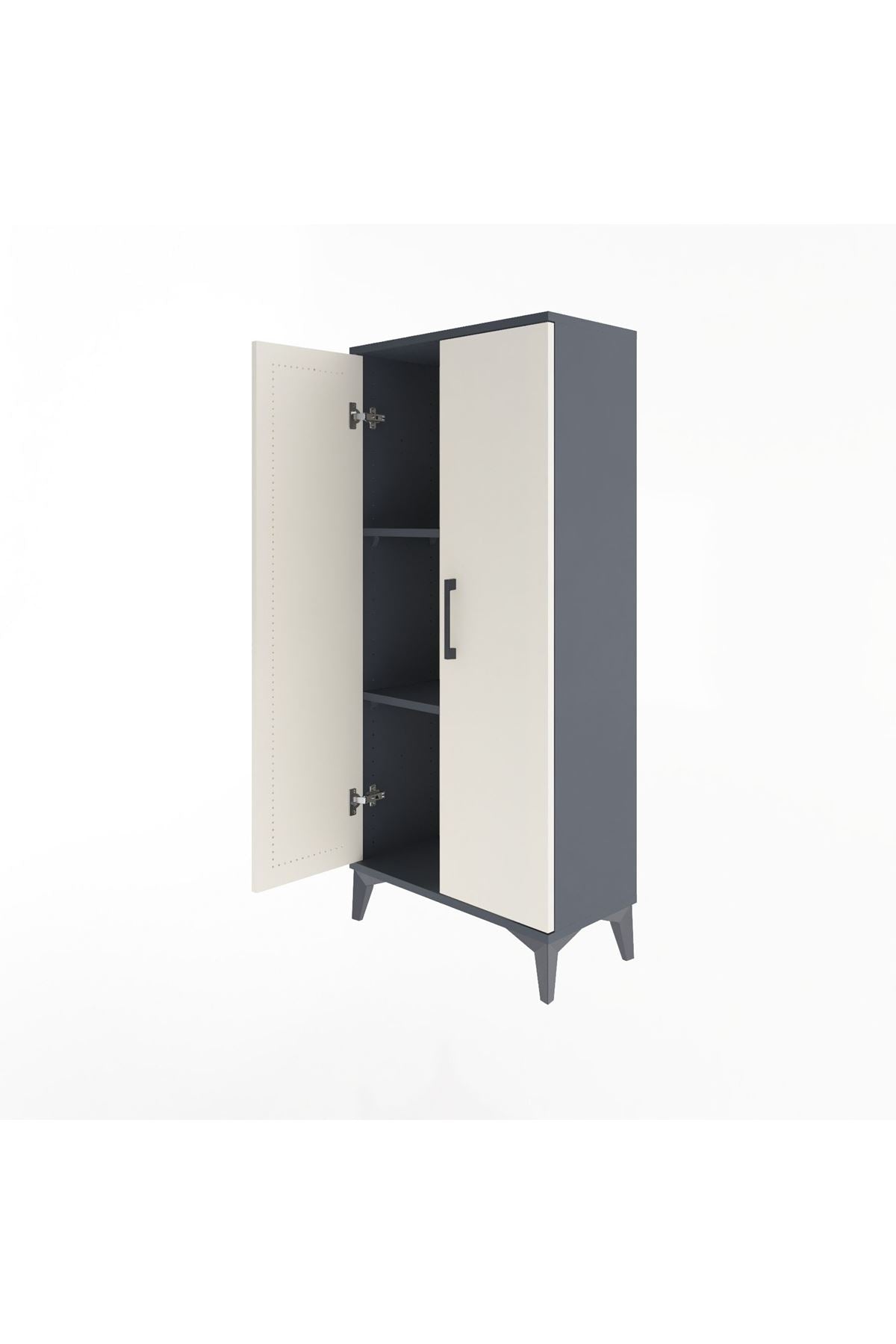 Arges Dolap 2 Raflı 2 Kapaklı 60x30x134 - S17M067V4A