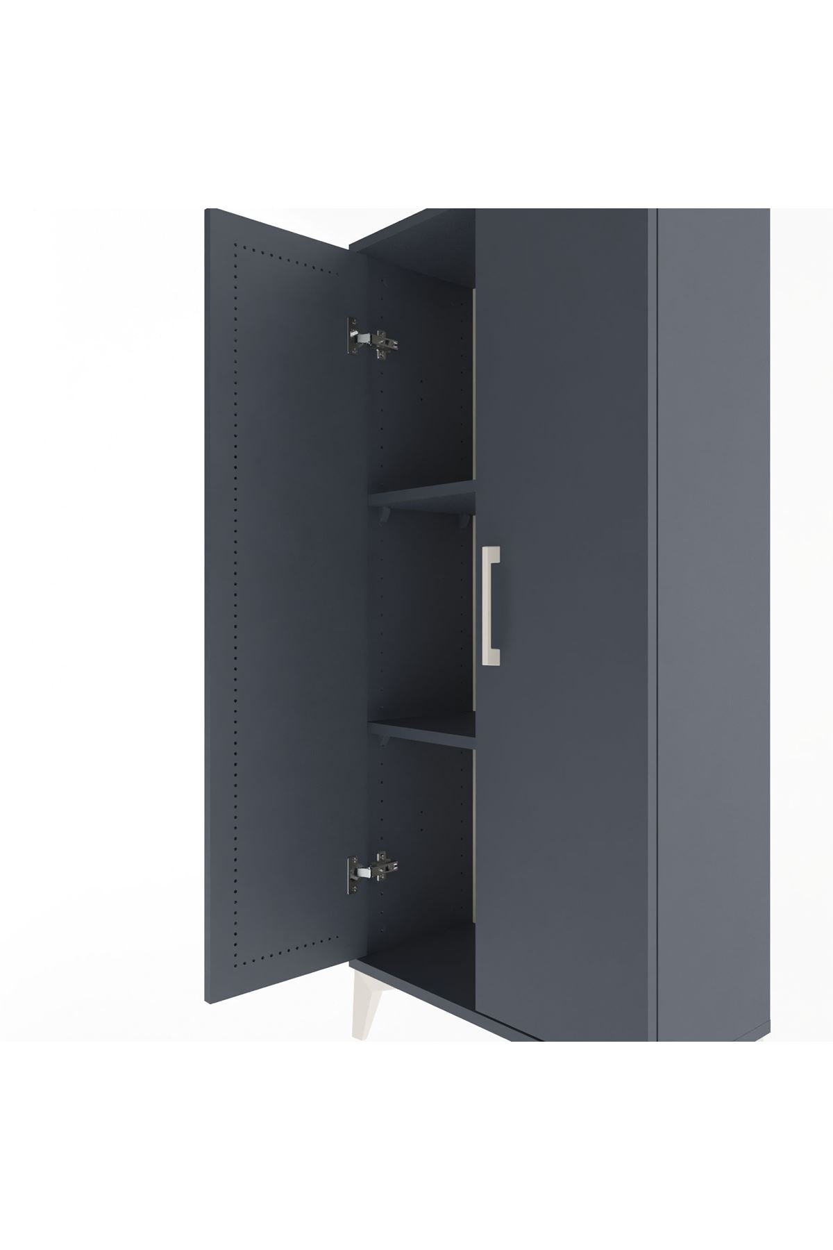 Arges Dolap 2 Raflı 2 Kapaklı 60x30x134 - S17M067V5A
