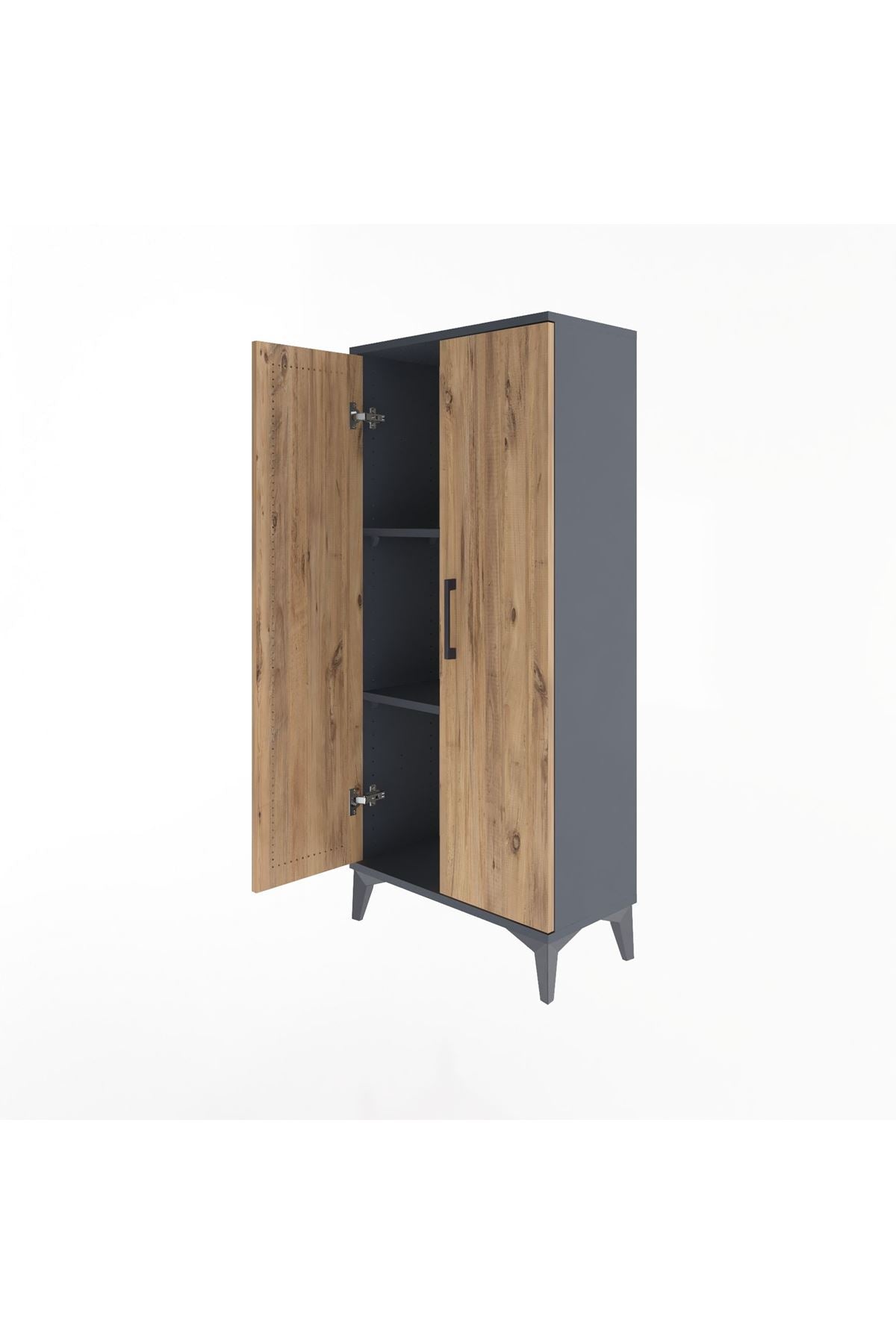 Arges Dolap 2 Raflı 2 Kapaklı 60x30x134 - S17M067V6A