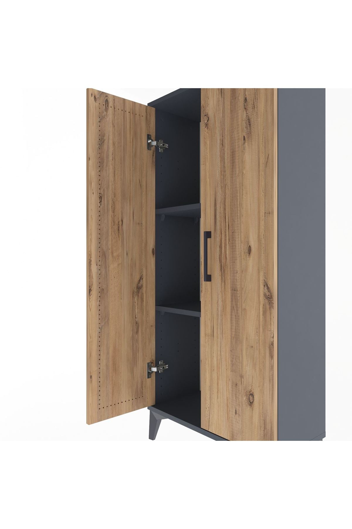 Arges Dolap 2 Raflı 2 Kapaklı 60x30x134 - S17M067V6A