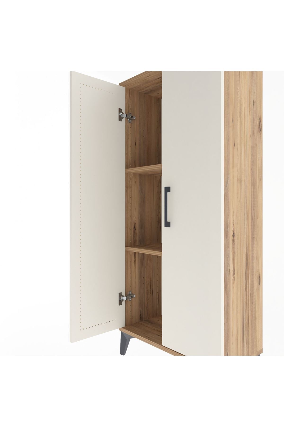 Arges Dolap 2 Raflı 2 Kapaklı 60x30x134 - S17M067V7A