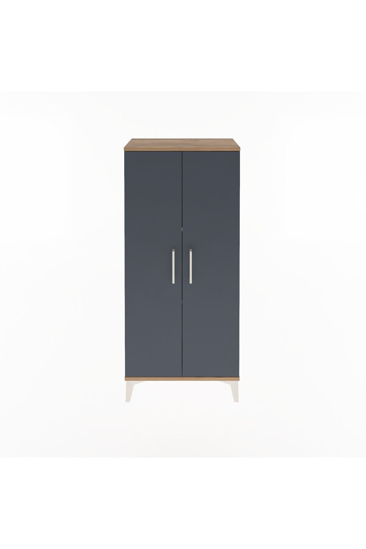 Arges Dolap 2 Raflı 2 Kapaklı 60x30x134 - S17M067V8A