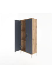 Arges Dolap 2 Raflı 2 Kapaklı 60x30x134 - S17M067V8A