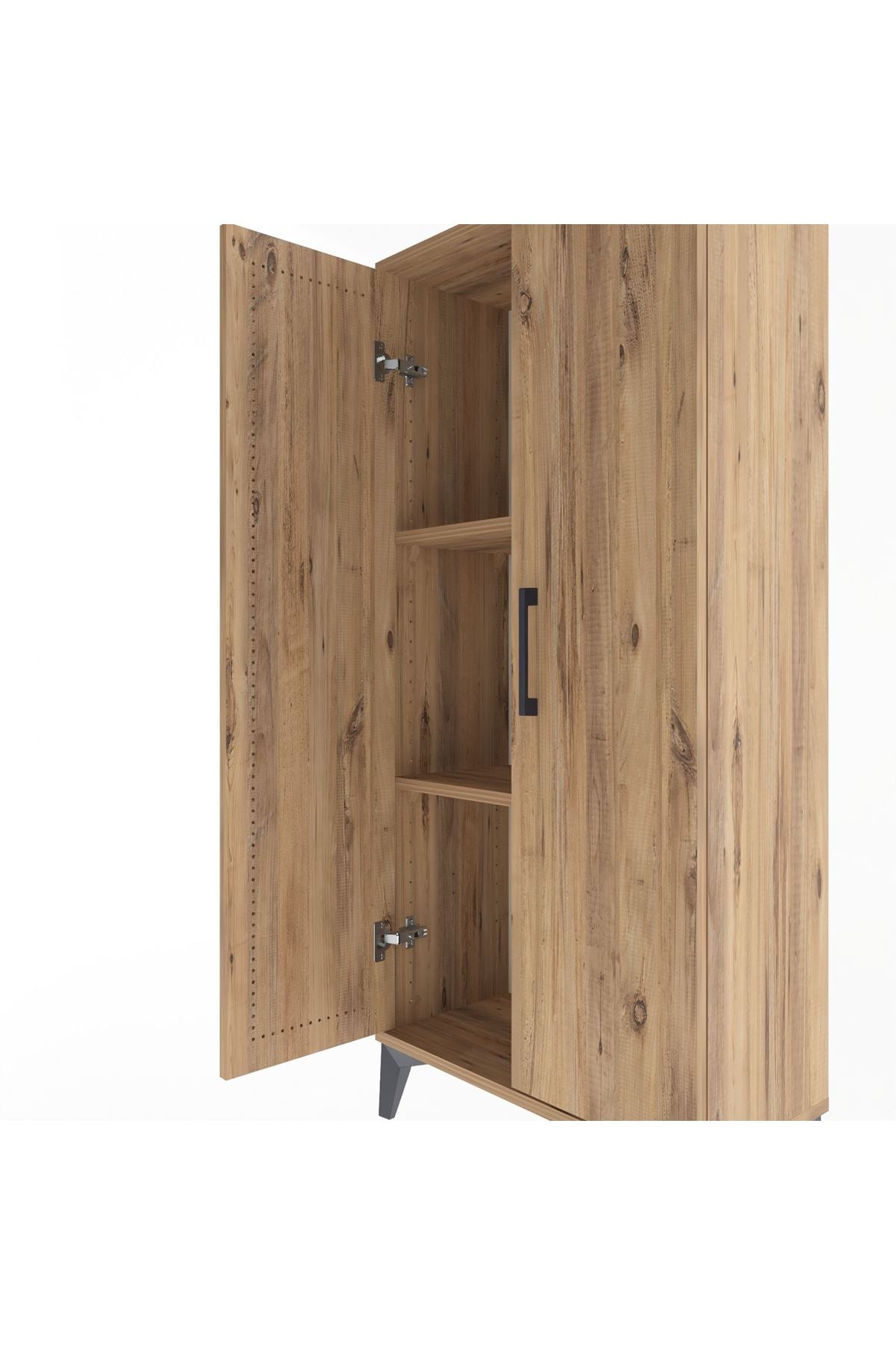 Arges Dolap 2 Raflı 2 Kapaklı 60x30x134 - S17M067V9A