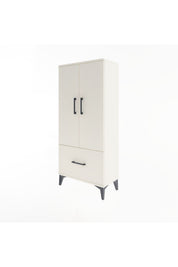 Arges Dolap 2 Raflı Tek Çekmeceli 2 Kapaklı 60x30x134 - S17M068V1A