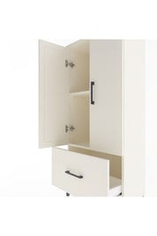 Arges Dolap 2 Raflı Tek Çekmeceli 2 Kapaklı 60x30x134 - S17M068V1A