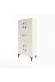 Arges Dolap Tek Raflı Tek Çekmeceli 4 Kapaklı 60x30x134 - S17M069V1A