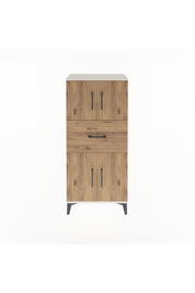 Arges Dolap Tek Raflı Tek Çekmeceli 4 Kapaklı 60x30x134 - S17M069V3A