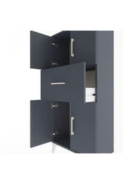 Arges Dolap Tek Raflı Tek Çekmeceli 4 Kapaklı 60x30x134 - S17M069V5A