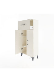 Arges Dolap 2 Raflı Tek Çekmeceli 2 Kapaklı 60x30x134 - S17M070V1A