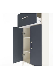 Arges Dolap 2 Raflı Tek Çekmeceli 2 Kapaklı 60x30x134 - S17M070V2A