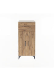 Arges Dolap 2 Raflı Tek Çekmeceli 2 Kapaklı 60x30x134 - S17M070V3A