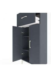 Arges Dolap 2 Raflı Tek Çekmeceli 2 Kapaklı 60x30x134 - S17M070V5A