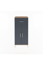 Arges Dolap 2 Raflı Tek Çekmeceli 2 Kapaklı 60x30x134 - S17M070V8A