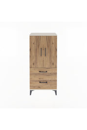 Arges Dolap 2 Raflı 2 Çekmeceli 2 Kapaklı 60x30x134 - S17M071V3A