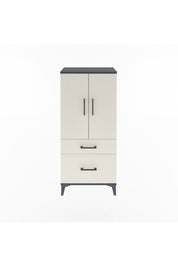 Arges Dolap 2 Raflı 2 Çekmeceli 2 Kapaklı 60x30x134 - S17M071V4A