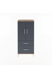 Arges Dolap 2 Raflı 2 Çekmeceli 2 Kapaklı 60x30x134 - S17M071V8A