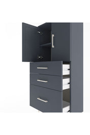 Arges Dolap 2 Raflı 3 Çekmeceli 2 Kapaklı 60x30x134 - S17M072V5A
