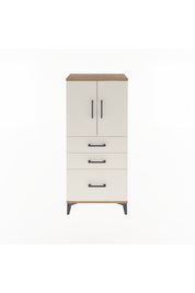 Arges Dolap 2 Raflı 3 Çekmeceli 2 Kapaklı 60x30x134 - S17M072V7A