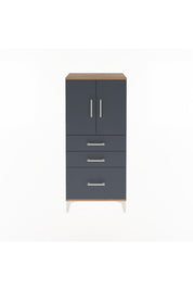 Arges Dolap 2 Raflı 3 Çekmeceli 2 Kapaklı 60x30x134 - S17M072V8A