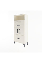 Arges Dolap 2 Raflı 3 Çekmeceli 2 Kapaklı 60x30x134 - S17M073V1A