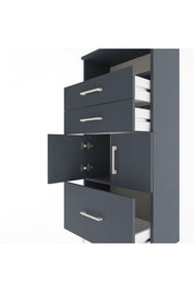 Arges Dolap 2 Raflı 3 Çekmeceli 2 Kapaklı 60x30x134 - S17M073V5A