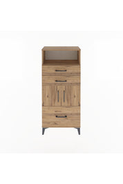 Arges Dolap 2 Raflı 3 Çekmeceli 2 Kapaklı 60x30x134 - S17M073V9A