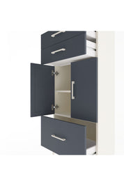 Arges Dolap 2 Raflı 3 Çekmeceli 2 Kapaklı 60x30x134 - S17M074V2A
