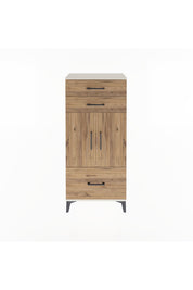 Arges Dolap 2 Raflı 3 Çekmeceli 2 Kapaklı 60x30x134 - S17M074V3A