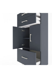 Arges Dolap 2 Raflı 3 Çekmeceli 2 Kapaklı 60x30x134 - S17M074V5A