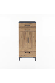 Arges Dolap 2 Raflı 3 Çekmeceli 2 Kapaklı 60x30x134 - S17M074V6A